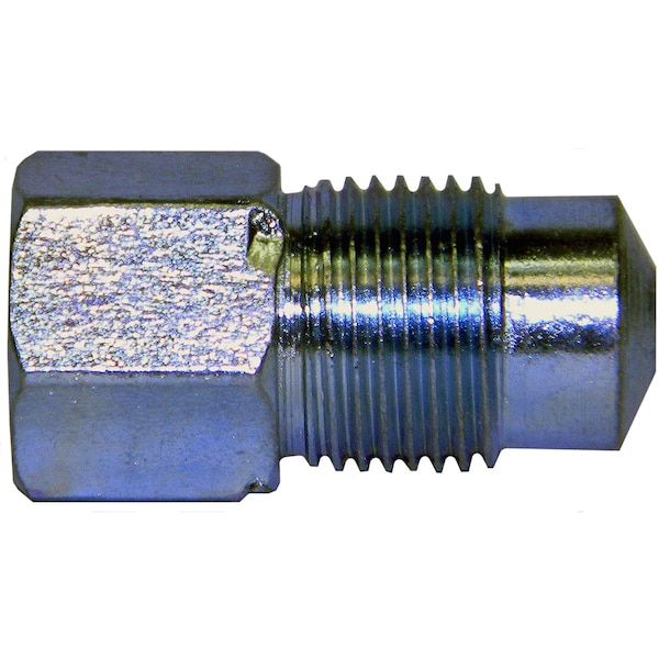 Ags Steel Adapter, Female(3/8-24 Bubble), Male(M12x1.0 Bubble), 1/bag BLF-61B - main